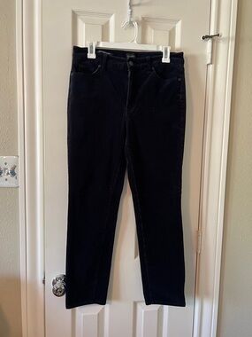 Talbots Navy Corduroy Straight Leg Pants - Classic Everyday Style 8P